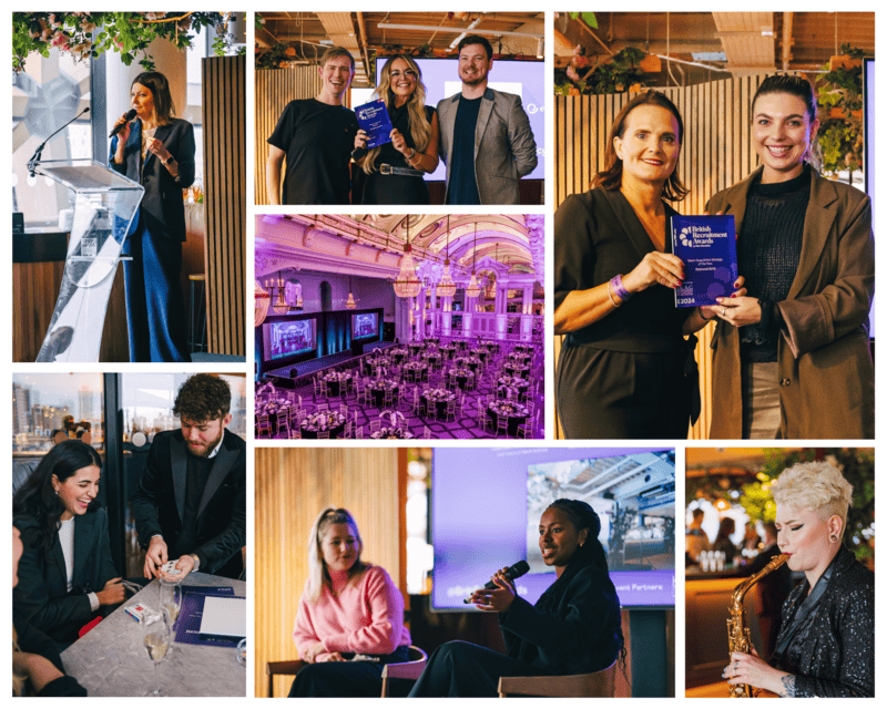 British Recruitment Awards Evening - Collage
