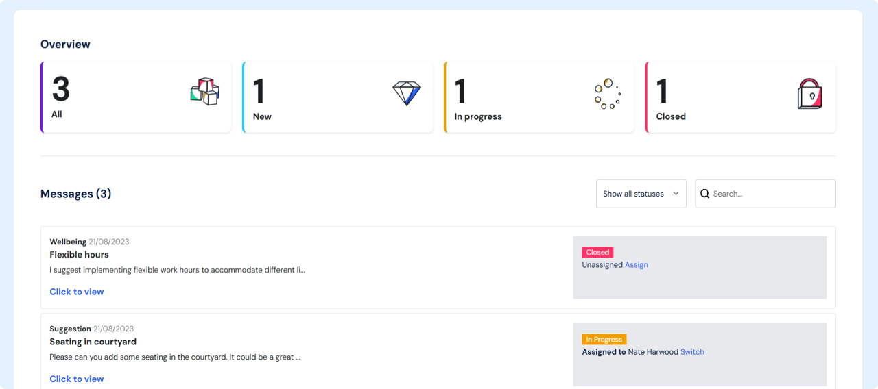 Screenshot of TrustChat by New Possible